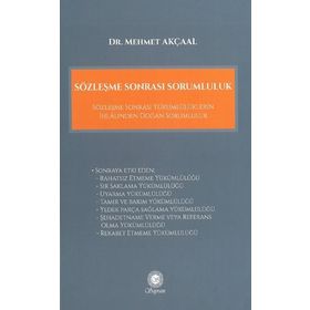 Sözleşme Sonrası Sorumluluk - Mehmet Akçaal