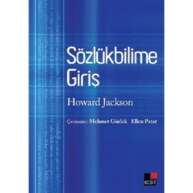 Sözlükbilime Giriş - Howard Jackson
