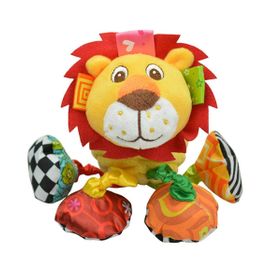 Sozzy Toys Peluş Çıngıraklı Topum 3 Boyutlu Aslan Figürü