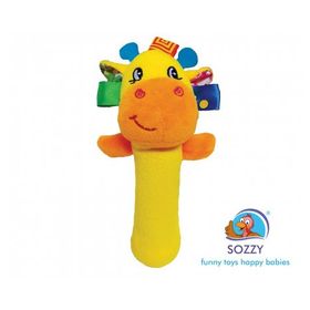 Sozzy Toys SZY159 Çıngıraklı Sıksık Zürafa