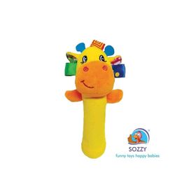 Sozzy Toys SZY159 Çıngıraklı Sıksık Zürafa