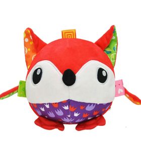 Sozzy Toys SZY171 Çıngıraklı Topum 3 Boyutlu Tilki Figürü