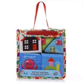 Sozzy Toys SZY241 Çıngıraklı Renkli Küpler