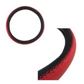 Space DIKI342-SK 38 cm Siyah/Kırmızı Direksiyon Kılıfı