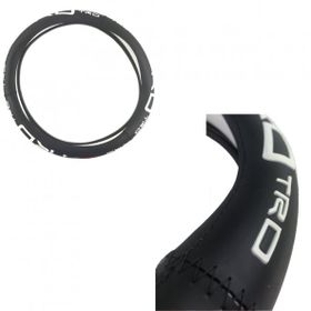 Space DIKI363-SB 38 cm TRD Siyah/Beyaz Direksiyon Kılıfı