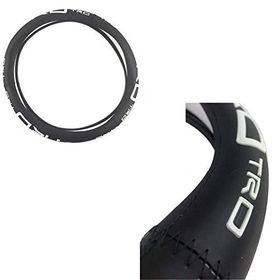 Space DIKI363-SB 38 cm TRD Siyah/Beyaz Direksiyon Kılıfı