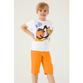 Space Jam L1568-3 Erkek Çocuk Pijama Takımı
