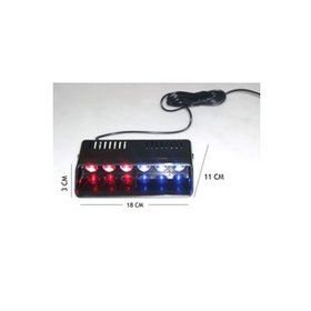 Space Lapa174 6W Kırmızı-Mavi 8 Fonksiyonlu Flaş Led Çakarlı