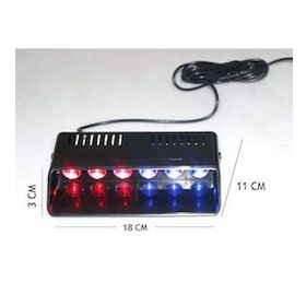 Space Lapa174 6W Kırmızı-Mavi 8 Fonksiyonlu Flaş Led Çakarlı