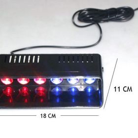 Space Lapa174 6W Kırmızı-Mavi 8 Fonksiyonlu Flaş Led Çakarlı