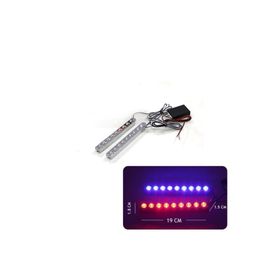 Space LAPA178 9W Kırmızı-Mavi 2x9 Led Panjur İçi Çakar Lamba