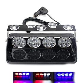 Space Lapa520 Uzaktan Kumandalı 16 Led 24W 12V Kırmızı-Mavi Cam İçi Çakar Lamba