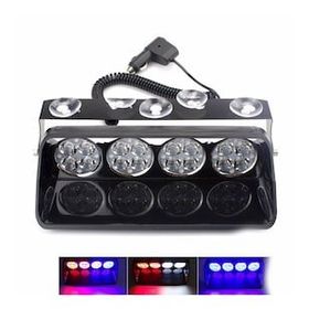 Space Lapa520 Uzaktan Kumandalı 16 Led 24W 12V Kırmızı-Mavi Cam İçi Çakar Lamba