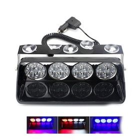 Space Lapa520 Uzaktan Kumandalı 16 Led 24W 12V Kırmızı-Mavi Cam İçi Çakar Lamba