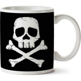 Space Pirate Captain Harlock Skull And Cross Bones Baskılı Kupa