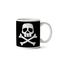 Space Pirate Captain Harlock Skull And Cross Bones Baskılı Kupa