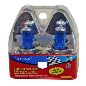 Space Super White H1 75W Halojen Far Ampulü (2'li)