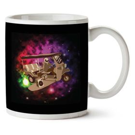 Space Tuk Tuk Baskılı Kupa
