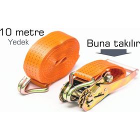 Spanzet 090403 Cırcırlı 10 Metre Yük Gerdirme Kemeri