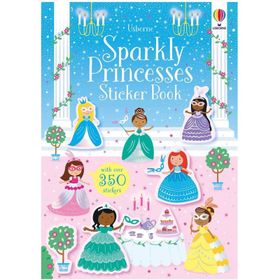 Sparkly Princesses Sticker Book-Usborne Publishing