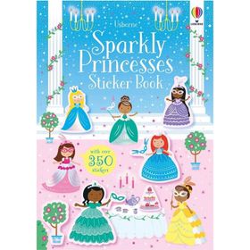 Sparkly Princesses Sticker Book-Usborne Publishing
