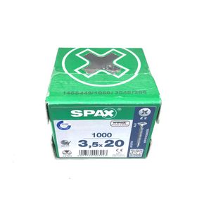 Spax 3.5x20 mm Galv Kaplama 1000 Adet Sunta Vidası