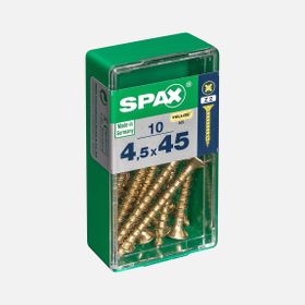 Spax Sarı 4.5x45 mm Havşa Vida
