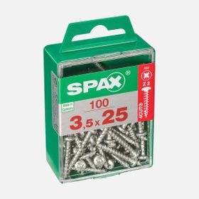 Spax Yuvarlak Başlı 3.5x25 mm Galvaniz