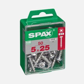 Spax Yuvarlak Başlı 5x25 mm Galvaniz
