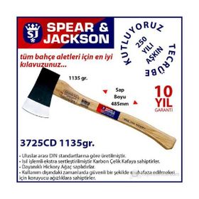 Spear And Jackson 3725CD Ağaç Saplı Balta 1135 Gr