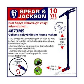 Spear & Jackson 4873MS Çim Kesme Makası