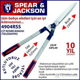 Spear & Jackson 4904RSS Çit Kesme Makası