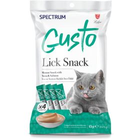 Spectrum 4x15 gr Gusto Ton ve Somon Balıklı Sıvı Ödül Maması