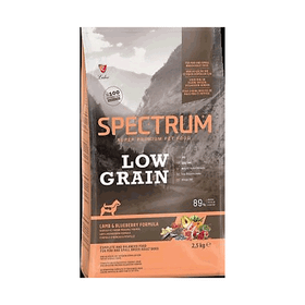 Spectrum Düşük Tahıllı Kuzulu ve Yaban Mersinli Mini Irk 2.5 kg Yetişkin Köpek Maması
