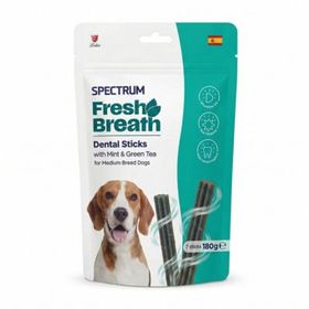 Spectrum Fresh Breath 7x180 gr Dental Sticks Naneli ve Yeşil Çaylı Orta Irk Köpek Ödül Maması