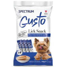 Spectrum Gusto Karidesli Deniz Taraklı 4x15 gr Köpek Sıvı Ödülü