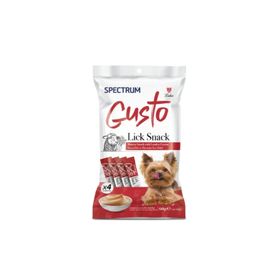 Spectrum Gusto Kuzu Etli ve Havuçlu Sıvı 4x15 gr Yetişkin Köpek Ödül Maması