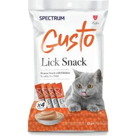 Spectrum Gusto Tavuklu 4x15 gr Sıvı Kedi Ödül Maması