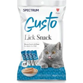 Spectrum Gusto Ton Balıklı 4x15 GR Sıvı Kedi Ödül Maması
