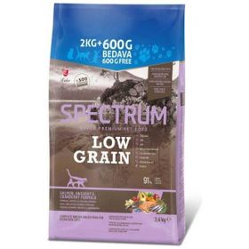 Spectrum Low Grain Somonlu Hamsili Kızılcıklı 2.6 kg Kısırlaştırılmış Kedi Maması