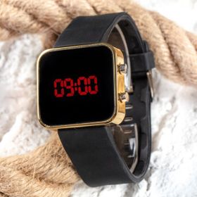 Spectrum ST-303504 Led Mini Gold Black Unisex Kol Saati