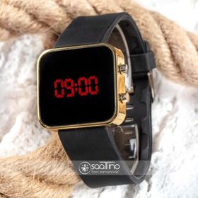 Spectrum ST-303504 Led Mini Gold Black Unisex Kol Saati