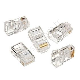 Speed SP-U100 RJ45 Cat5 UTP 100'lü paket Plastik Konnektör