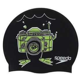 Speedo 8 08386A247 Slogan Prt Cap Ju Graphic Assorted Bone