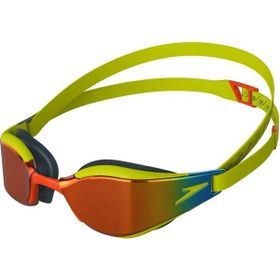 Speedo 8-12818G787 Fastskin Hyper Elite Aynalı Yüzücü Yeşil-Turuncu Gözlüğü