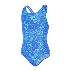 Speedo Boom Allover Splashback Kız Çocuk Mayosu