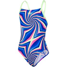 Speedo Endurance Plus Mavi Kız Çocuk Yüzücü Mayosu