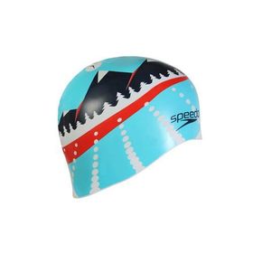 Speedo Slogan Print Yüzücü Çocuk Bonesi
