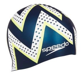 Speedo Slogan Print Yüzücü Çocuk Bonesi