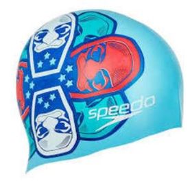 Speedo Slogan Print Yüzücü Çocuk Bonesi
